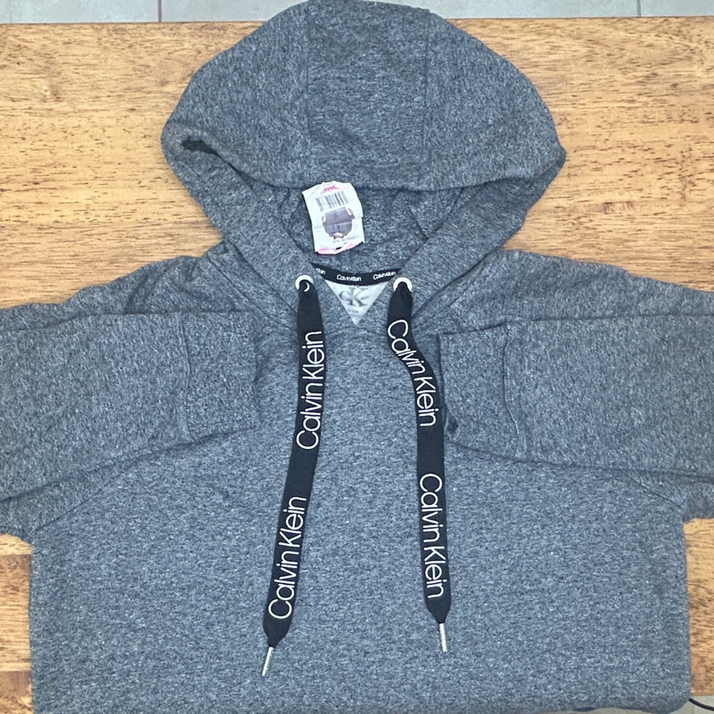 Calvin Klein Women Dark Gray Hoodie